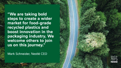 CEFLEX stakeholder Nestlé announce CHF 2 billion investment to lead the shift from virgin to food-grade plastics