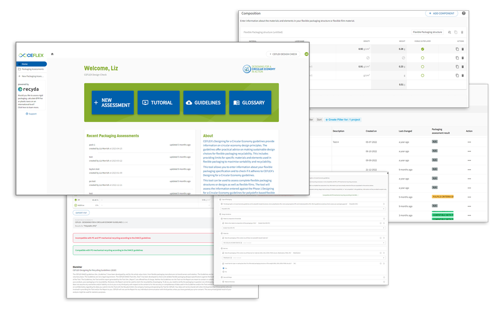 CEFLEX / Recyda Design Tool