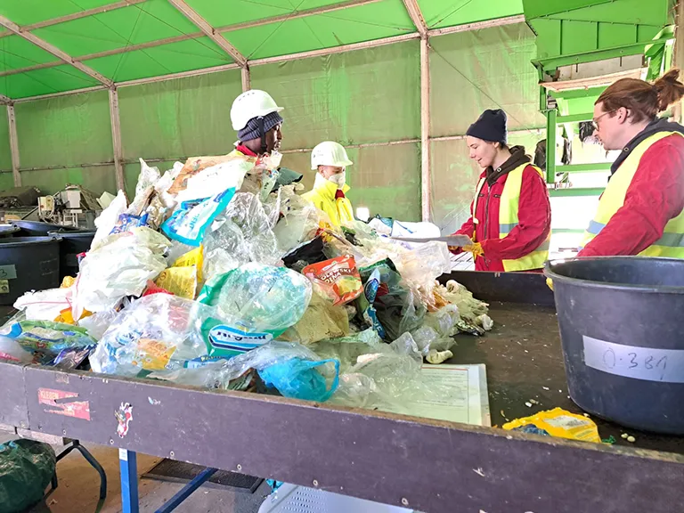 sorting and recycling
